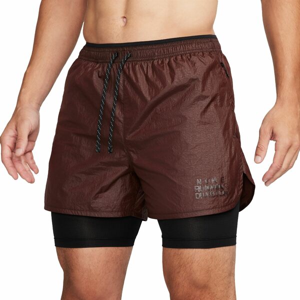 ʥ  ϡա硼 ܥȥॹ Nike Men's Running Division 7'' 2-in-1 Running Shorts Earth