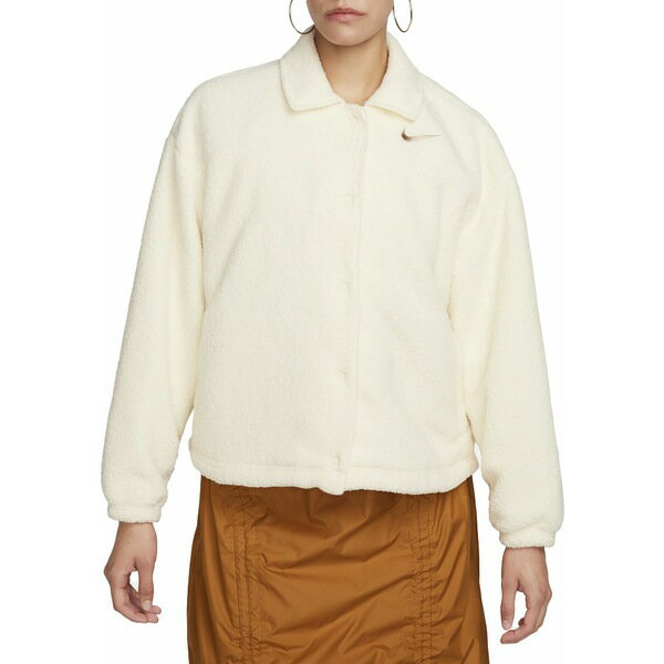 ナイキ ブルゾン レディース ナイキ レディース ジャケット＆ブルゾン アウター Nike Sportswear Women's Collard Sherpa Jacket Coconut Milk