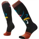 X}[gE[ fB[X C A_[EFA Smartwool Women's Snowboard Full Cushion Fungi Fabulous Over The Calf Socks Black