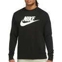 ナイキ メンズ パーカー スウェットシャツ アウター Nike Men 039 s Sportswear Club Fleece Graphic Crewneck Sweatshirt Black