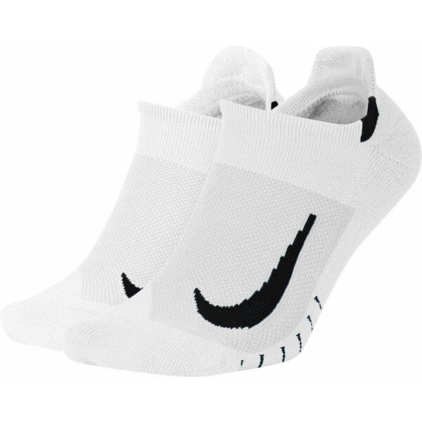 iCL Y C A_[EFA Nike Multiplier Running No-Show Socks 2-Pack White
