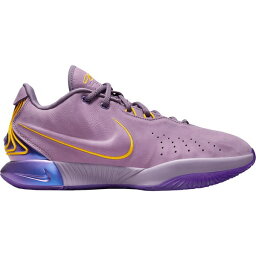 ナイキ レディース バスケットボール スポーツ Nike LeBron XXI Basketball Shoes Violet/Melon Tint/Purple