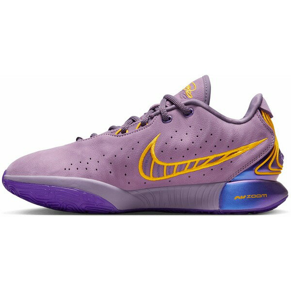 ナイキ レディース バスケットボール スポーツ Nike LeBron XXI Basketball Shoes Violet/Melon Tint/Purple 3