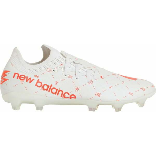 j[oX Y TbJ[ X|[c New Balance Furon v7 Pro FG Soccer Cleats White/Red