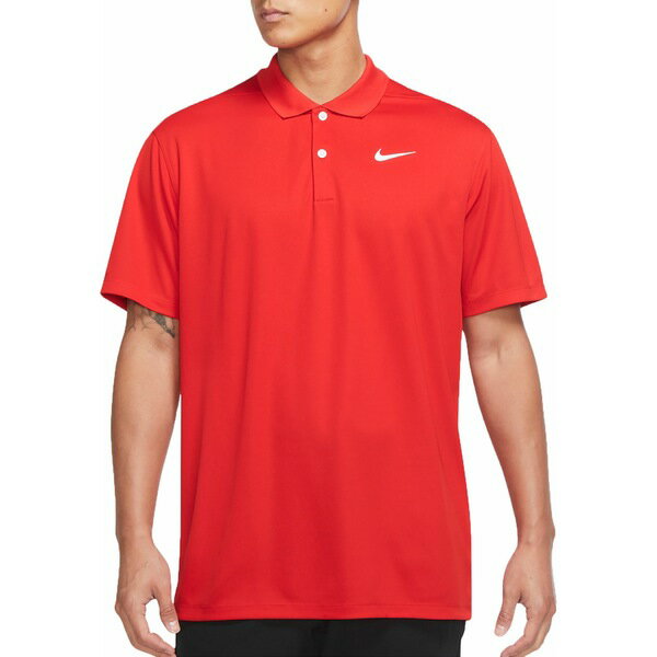 ナイキ メンズ シャツ トップス Nike Men s Dri-FIT Victory Solid Golf Polo University Red