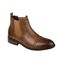 ヴァンセ カンパニー メンズ ブーツ シューズ Garrett Cap Toe Chelsea Boot Tan Man-made