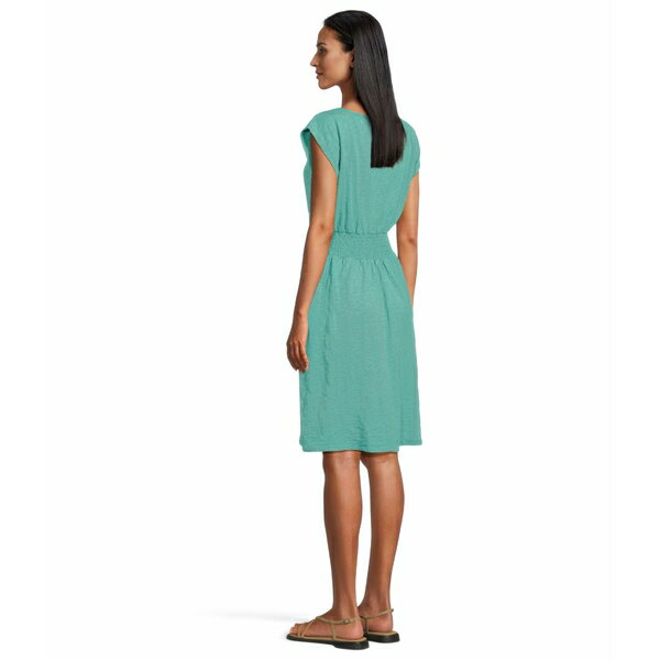 モッドドック レディース ワンピース トップス Dolman Sleeve Smocked Waist Dress Open Water