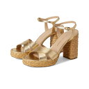 スチュアート ワイツマン レディース ヒール シューズ Dayna Platform Sandal Golden/Natural