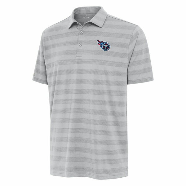 ƥ  ݥ ȥåץ Tennessee Titans Antigua Tunnel Polo Gray