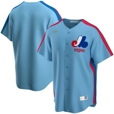 ナイキ メンズ ユニフォーム トップス Montreal Expos Nike Road Cooperstown Collection Team Jersey Light Blue