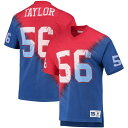 asty㤨֥ߥå&ͥ  T ȥåץ Lawrence Taylor New York Giants Mitchell & Ness Retired Player Name & Number Diagonal TieDye VNeck TShirt Red/RoyalפβǤʤ27,480ߤˤʤޤ