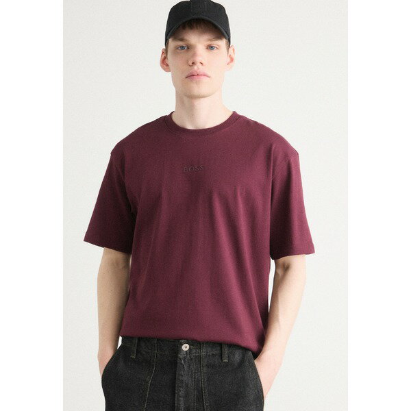 ボス メンズ サンダル シューズ TEE - Basic T-shirt - medium red