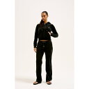 ジューシークチュール レディース カジュアルパンツ ボトムス TRACK PANT WITH DIAMANTE BRANDING - Tracksuit bottoms - black(4)