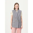 ツインセット レディース ジャケット&ブルゾン アウター GILET - Waistcoat - grey