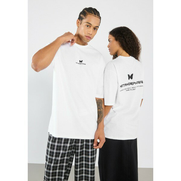 ユアターン レディース Tシャツ トップス UNISEX - Print T-shirt - bright white