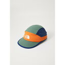 ノースフェイス レディース 帽子 アクセサリー SUMMER RUN HAT UNISEX - Cap - duck green/iron bronze/estate blue