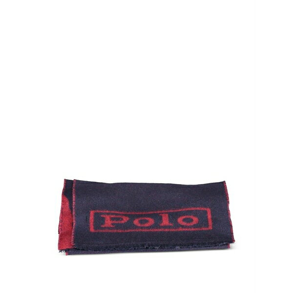 Polo Ralph Lauren - ラルフローレン メンズ マフラー・ストール・スカーフ アクセサリー Logo-detail wool scarf Blue