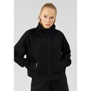 イーブン アンド オド レディース フィットネス スポーツ Sweatshirt - black(4)