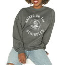 ゲームデイ レディース パーカー・スウェットシャツ アウター Florida State Seminoles Gameday Couture Women's Good Vibes Premium Fleece Drop Shoulder Pullover Sweatshirt Charcoal