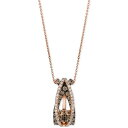ルヴァン レディース ネックレス・チョーカー・ペンダントトップ アクセサリー Chocolate Diamond (1-1/4 ct. t.w.) & Vani...