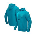プロスタンダード メンズ パーカー・スウェットシャツ アウター Men's Aqua Miami Dolphins Triple Tonal Full-Zip Hoodie Aqua