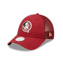 ニューエラ レディース 帽子 アクセサリー Women's Garnet Florida State Seminoles 9FORTYLogo Spark Tr...
