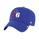 47ブランド レディース 帽子 アクセサリー Women's Royal Philadelphia 76ers Miata Clean Up Adjustabl...
