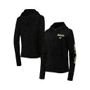 ニューエラ レディース パーカー・スウェットシャツ アウター Women's Black New Orleans Saints Reverse Space-Dy...