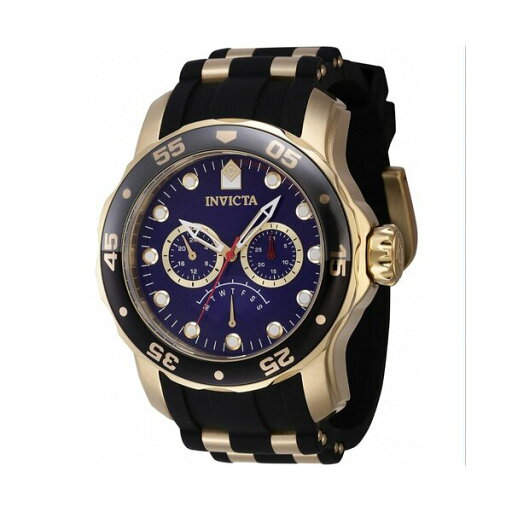 インビクタ メンズ 腕時計 アクセサリー Men's 46965 Pro Diver Quartz Chronograph Blue Dial Watch Blue インビクタ メンズ 腕時計 アクセサリー Men's 46965 Pro Diver Quartz Chronograph Blue Dial Watch Blue