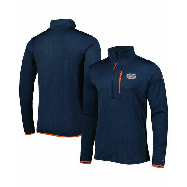 コロンビア メンズ ジャケット&ブルゾン アウター Men's Navy Florida Gators Park View Omni-Wick Half-Zip Top Navy