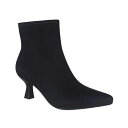 インポ レディース ブーツ シューズ Women's Nidia Stretch Kitten Heel Pointed Toe Ankle Booties B...