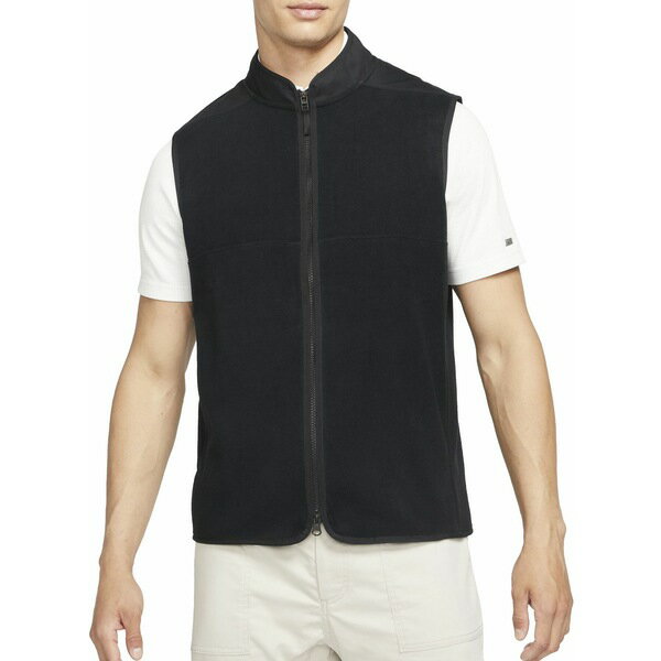 ナイキ メンズ ジャケット＆ブルゾン アウター Nike Men's Therma-FIT Victory Golf Vest Black/Black