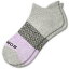 ܥХ ǥ   Bombas Women's Tri-Block Ankle Socks Grey/Lavender