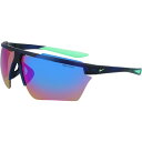 ナイキ メンズ サングラス・アイウェア アクセサリー Nike Windshield Elite Pro Sunglasses Navy/Turquoise