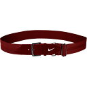 ʥ  ˥ ݡ Nike Adult Adjustable Baseball/Softball Belt 3.0 Maroon/White