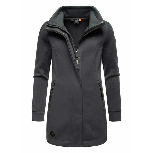 ラグウェア レディース コート アウター LETRICE BONDED - Short coat - dark grey