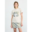 アディダスオリジナルス レディース トップス Tシャツ alumina/beige 全商品無料サイズ交換