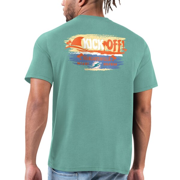 マルガリータビル メンズ Tシャツ トップス Miami Dolphins Margaritaville TShirt Mint