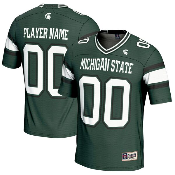 ǥ졼  ˥ե ȥåץ Michigan State Spartans GameDay Greats NIL PickAPlayer Football Jersey Green