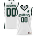 ゲームデイグレーツ メンズ ユニフォーム トップス Michigan State Spartans NIL PickAPlayer Lightweight Basketball Jersey White