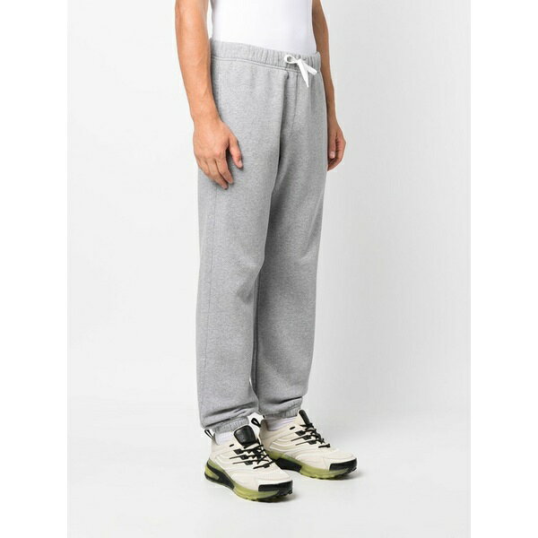 astyのオートリー メンズ カジュアルパンツ ボトムス Logo-print cotton track pants Grey｜アングル3