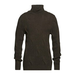 【送料無料】 レ コパン メンズ ニット&セーター アウター Turtlenecks Dark brown