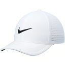 ナイキ メンズ 帽子 アクセサリー Nike Golf Aerobill Classic99 Performance Fitted Hat White