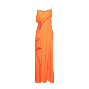 ヴェルサーチ VERSACE レディース ワンピース トップス Long dresses Orange