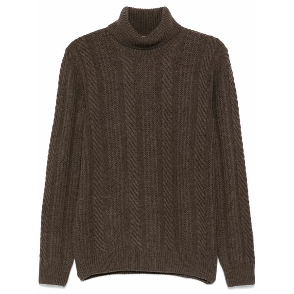 毛衣 - コルネリアーニ メンズ ニット&セーター アウター Turtleneck sweater Brown