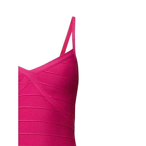 エルベレジェ レディース ワンピース トップス Strap bandage dress Pink