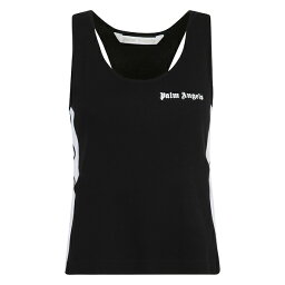 パーム・エンジェルス レディース カットソー トップス Classic Logo Tank Top Nero/bianco