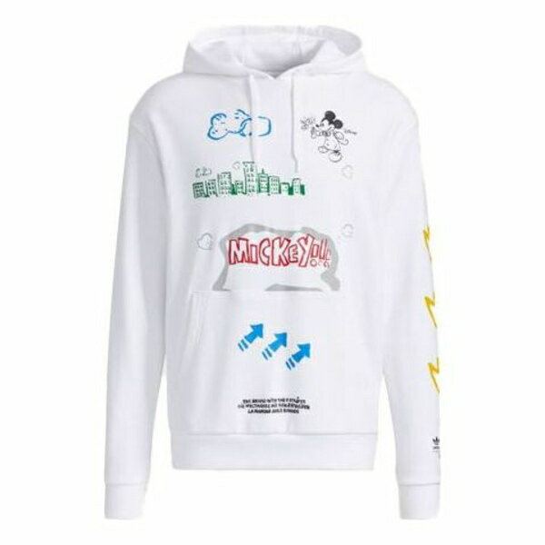 adidas アディダス メンズ スニーカー 【adidas originals Fangtastic Series Disney Mickey Printing Pullover White H09182】 サイズ US_M_XXS
