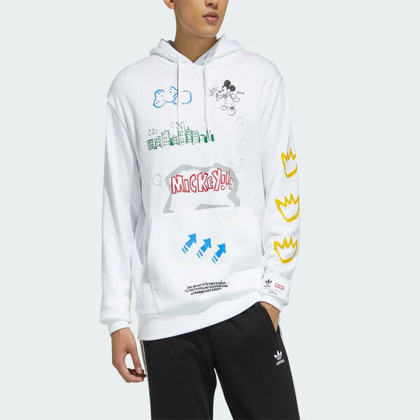adidas アディダス メンズ スニーカー 【adidas originals Fangtastic Series Disney Mickey Printing Pullover White H09182】 サイズ US_M_XXS