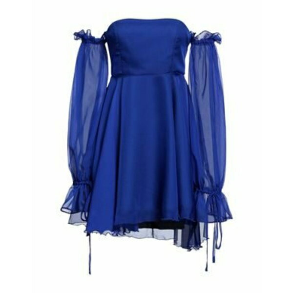 【送料無料】 フェレッパ レディース ワンピース トップス Mini dresses Blue
